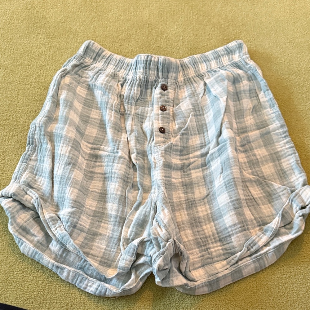 free people Plaid Women's Shorts